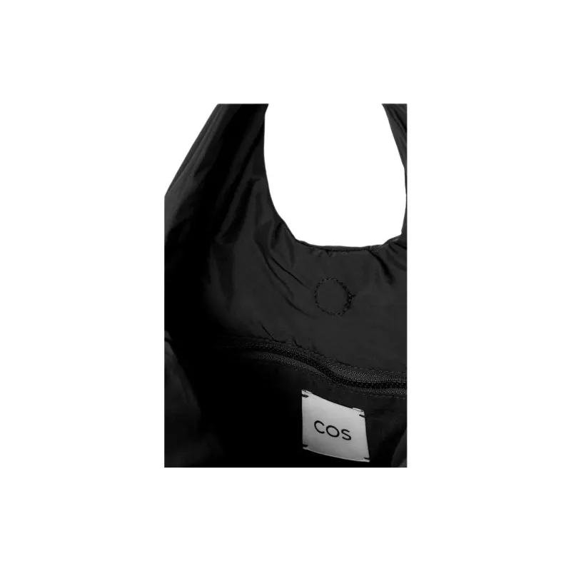 COS Fabric Handbag Large Size Women's Black-2