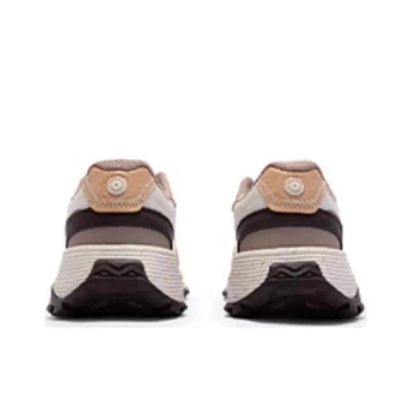 361° Shock Absorbers With Slip Resistant And Abrasion Resistant Properties Low Top Casual Shoes Women's Beige Pink-2