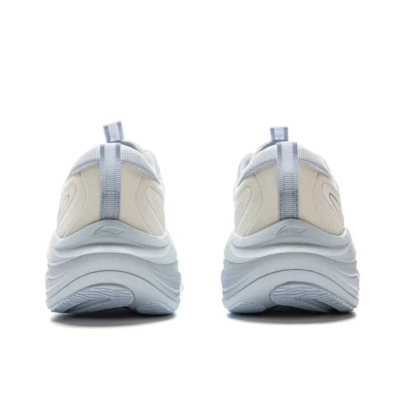 LiNing Breathable Lightweight And Wear-Resistant Low-Top Casual Sprint Running Shoes Women's White Blue-5