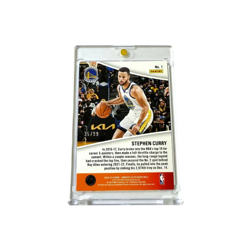 PANINI Stephen Curry, Warriors Elite, Limited 99/99, Full Power, Rare Card 35/99, Excellent Condition Sports Cards 1 Pc-1