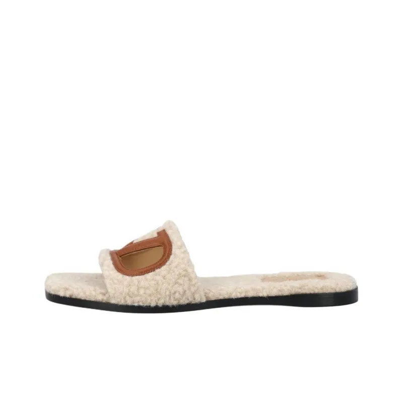 Valentino VLogo Patch Slip On Sandals Women's-0