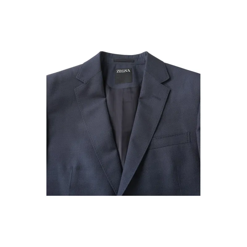 Zegna FW24 Business Suit Men's Dark Blue-7