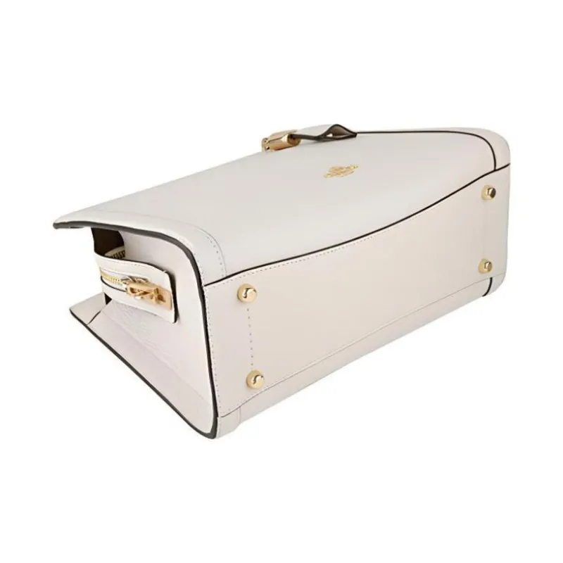 COACH Zoe Shoulder Bag Crossbody Bag Handbag Large Size Women's White-3