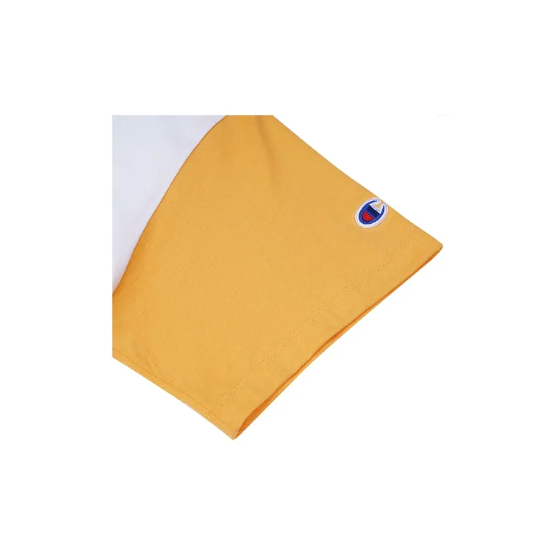 Champion T Shirts Women's White & Pink Yellow ATEG-3