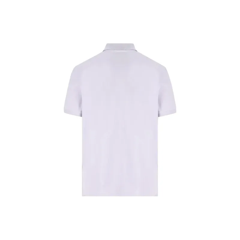 STONE ISLAND Logo Patch Short Sleeved Polo Shirt-1