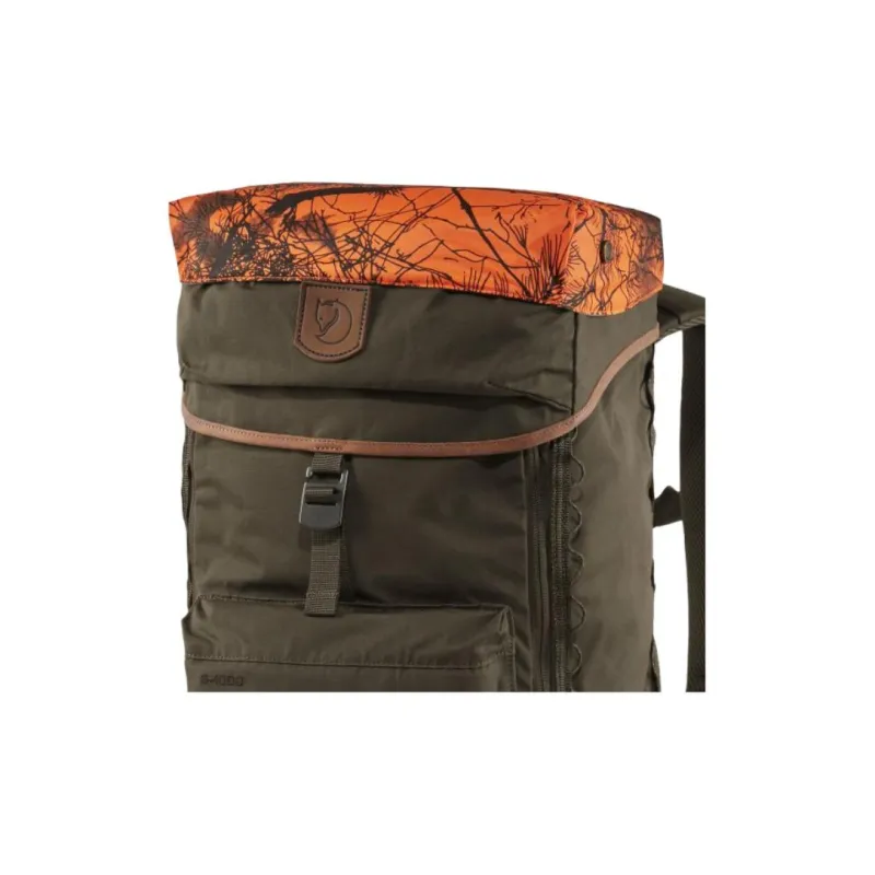 Fjallraven Recycled Polyester Outdoor Hiking Bag Backpack Unisex Black Olive-2