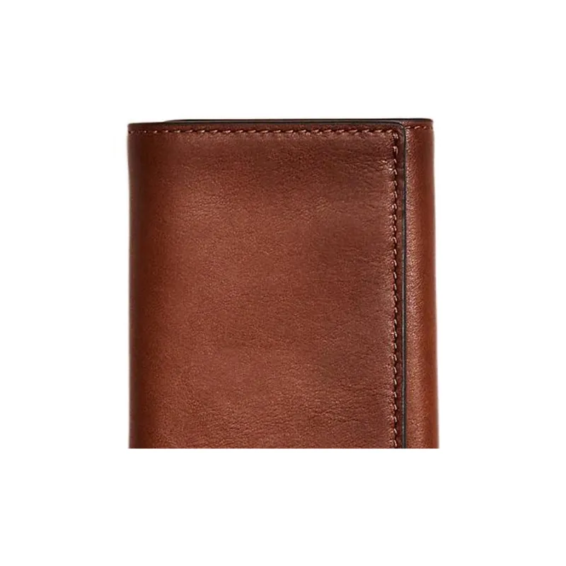 COACH Trifold Wallet Leather Card Holder Wallet Unisex Chestnut-2