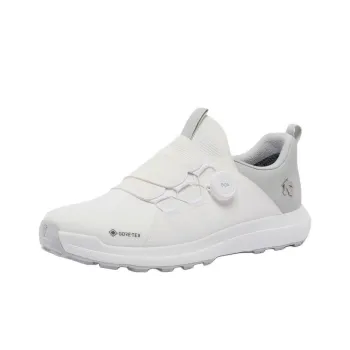 DESCENTE Waterproof And Breathable Low Top Golf Shoes Men's White