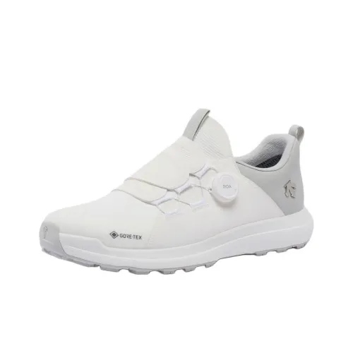 DESCENTE Waterproof And Breathable Low Top Golf Shoes Men's White