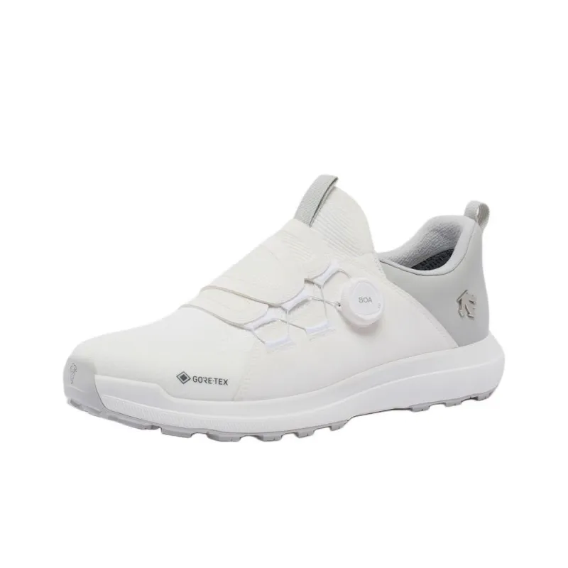 DESCENTE Waterproof And Breathable Low-Top Golf Shoes Men's White-0