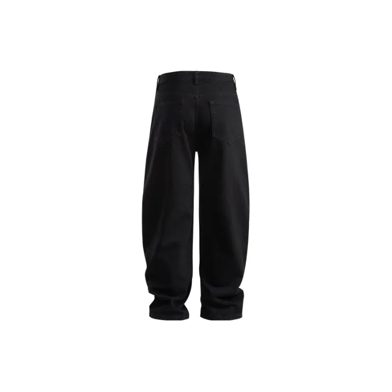 REDCHARCOAL Jeans Men Black-1