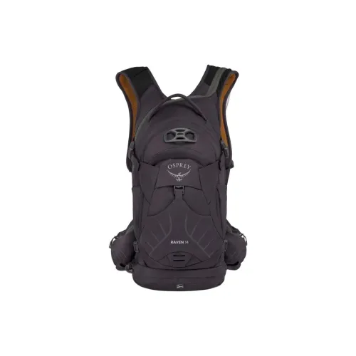 OSPREY Nylon Outdoor Mountaineering Bag Backpack Women's Gray Purple