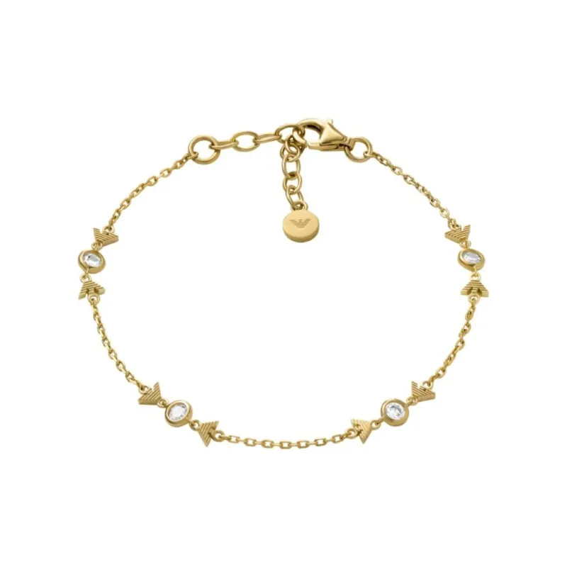 EMPORIO ARMANI 925 Sterling Silver Bracelets Women's Gold-0