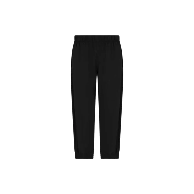 EMPORIO ARMANI EA7 SS25 Knitted Sweatpants Men's Black-0
