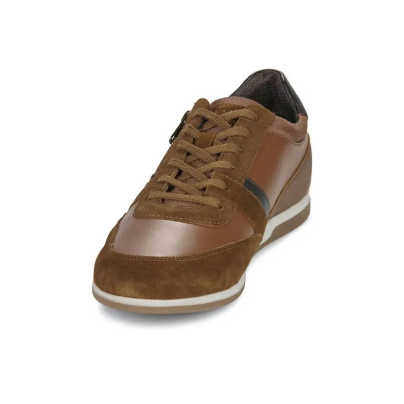GEOX U Renan Slip-Resistant Low-Top Casual Shoes Men's Brown-4