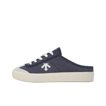 DESCENTE CRON MULE Abrasion Resistant Closed Toe Slippers Unisex Blue