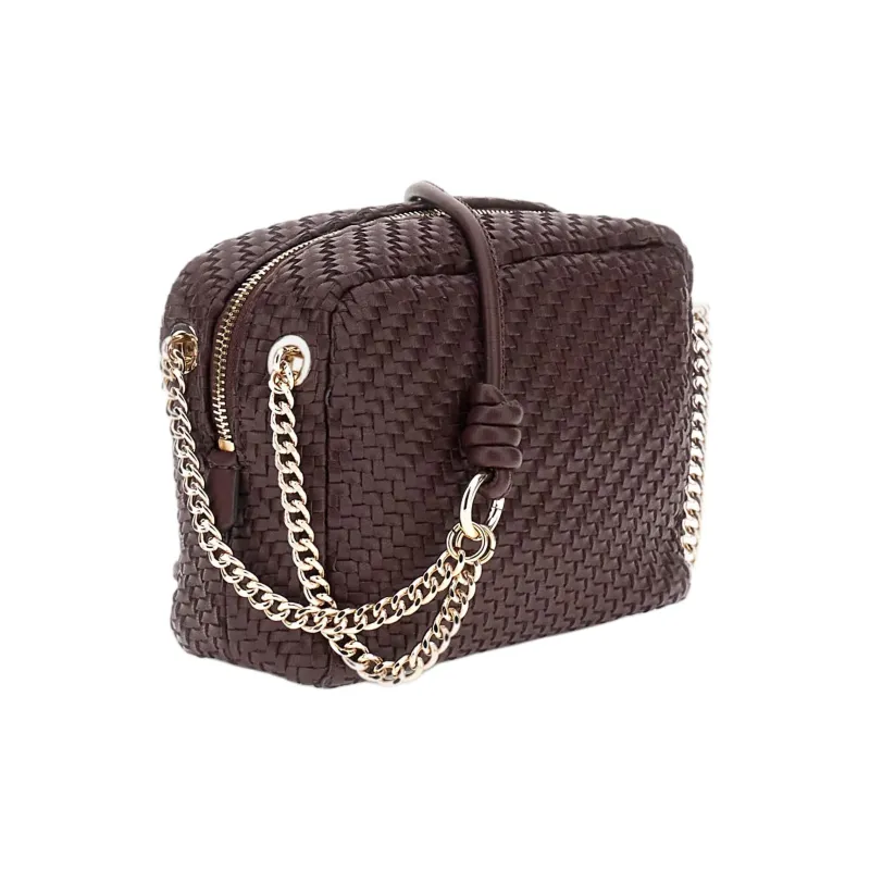 GUESS PU Shoulder Bag Mini Women's Dark Brown-1