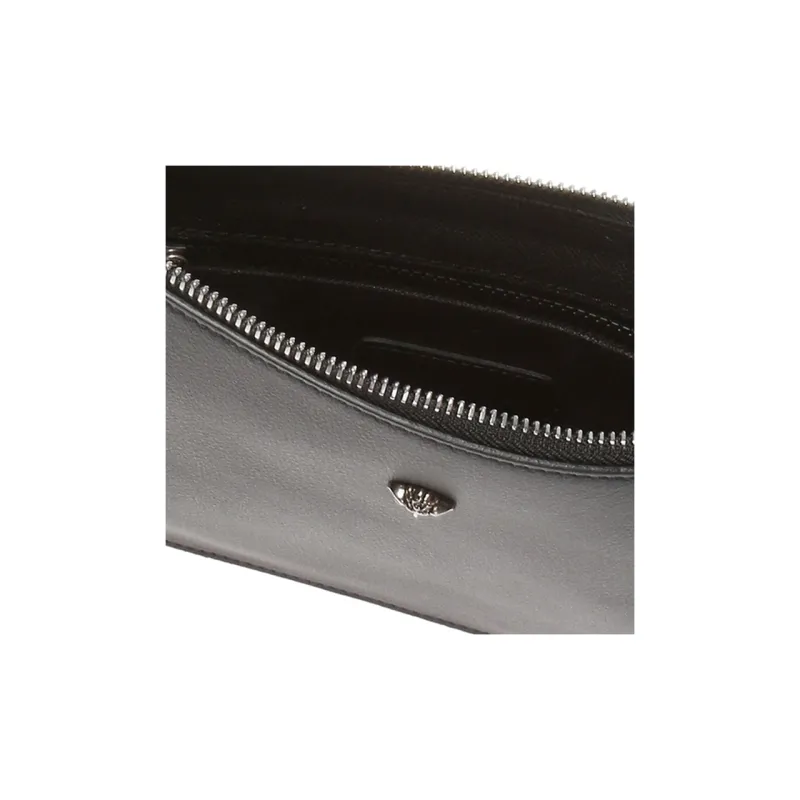 FANSIZHE Leather Clutch Women's Black-3