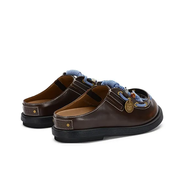 SUGARSU Abrasion Resistant Slip Resistant Closed Toe Slippers Women's Brown-3
