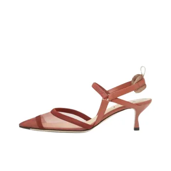 FENDI Colibrì Lite 2025 Spring And Summer Collection Slim Heel High Heels 5.5cm Women's Brown