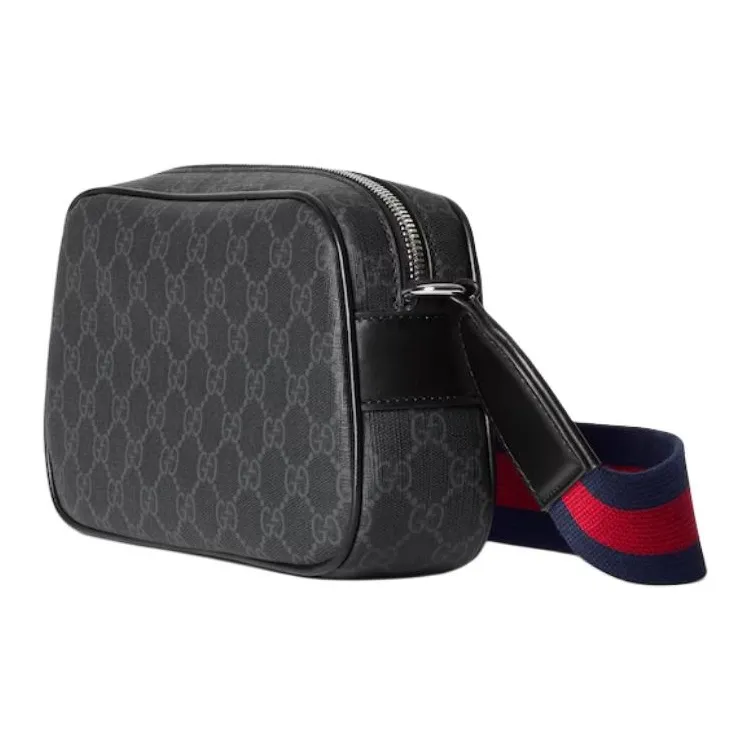 GUCCI Polyurethane Shoulder Bag, Crossbody Bag Men's Black-1