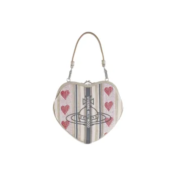 Vivienne Westwood Linen Wallet Handbag Women's Multicolor