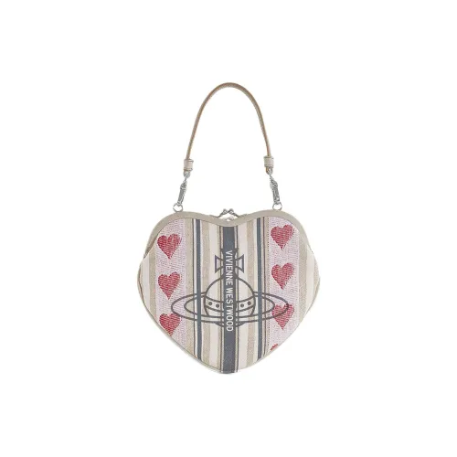 Vivienne Westwood Linen Wallet Handbag Women's Multicolor