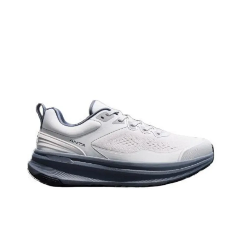 Anta Anti-Slip Wear-Resistant Low-Top Casual Running Shoes Men's Microchip Gray-1
