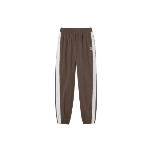 FILA Casual Pants Unisex Brown