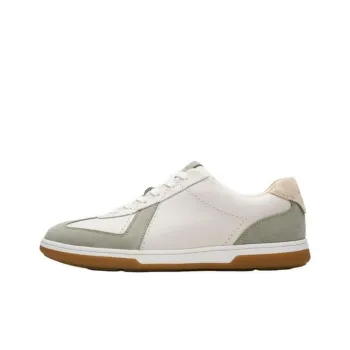 Clarks Craftravel Met Low Top Casual Shoes Men's Beige Green