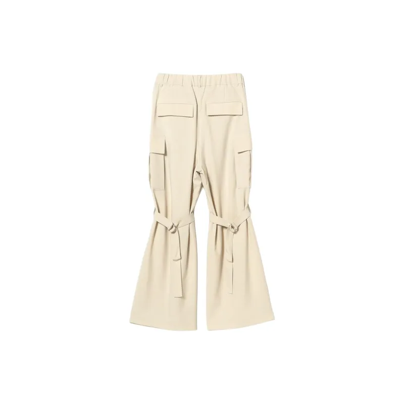 Beams Cargo Pants Women's Beige-2