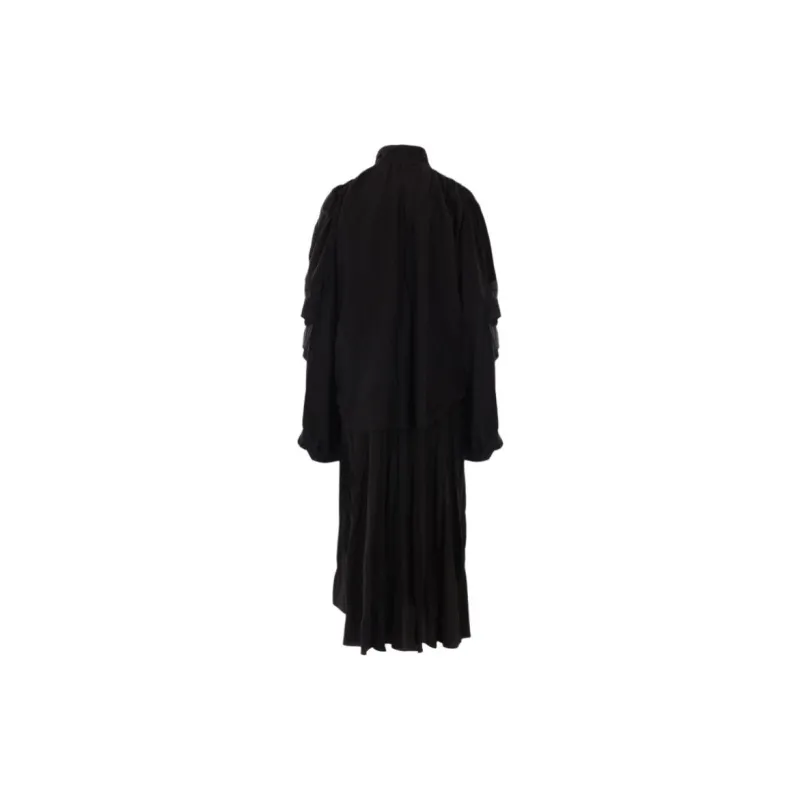 Balenciaga Creased effect Silk Dress-1