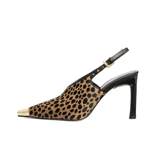 MICHAEL KORS Décolleté Kasia Slim Heel High Heels 8.9cm Women's Brown