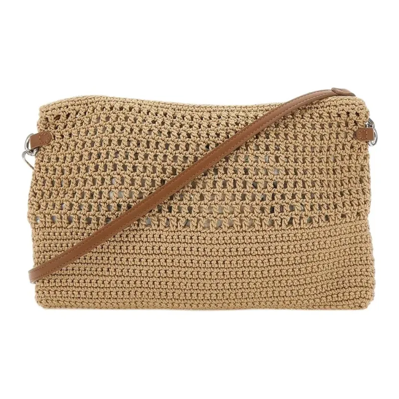GIANNI CHIARINI Polypropylene Shoulder Bag Women's Natural-2