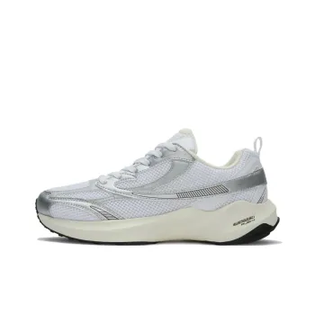 FILA Float E3 2.0 MS Anti Slip Wear Resistant Low Top Running Shoes Unisex White Silver