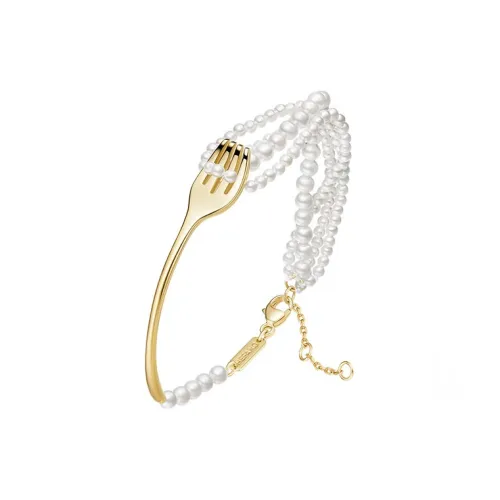 HEFANG 925 Sterling Silver Tableware Noodle Bracelet Women's