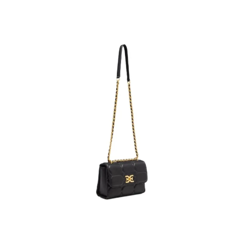 SAM EDELMAN Sheepskin Crossbody Bag Shoulder Bag Small Size Women's Black-3