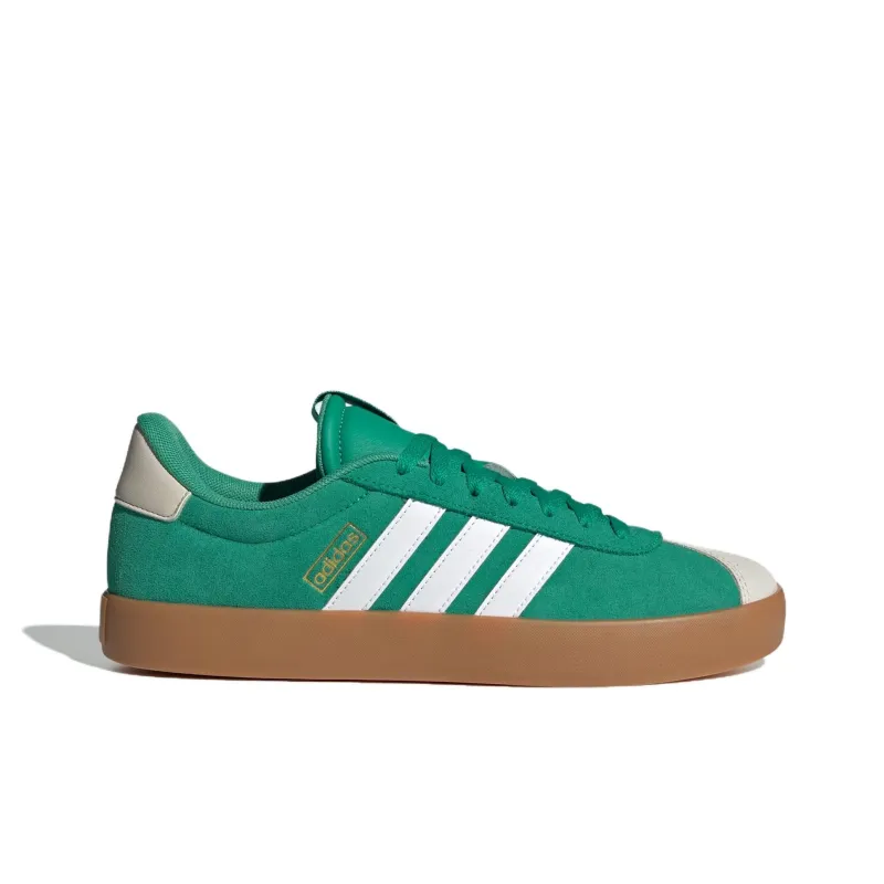 Adidas VL COURT 3.0 Anti-Slip Wear-Resistant Low-Top Skateboard Shoes Unisex Green-1