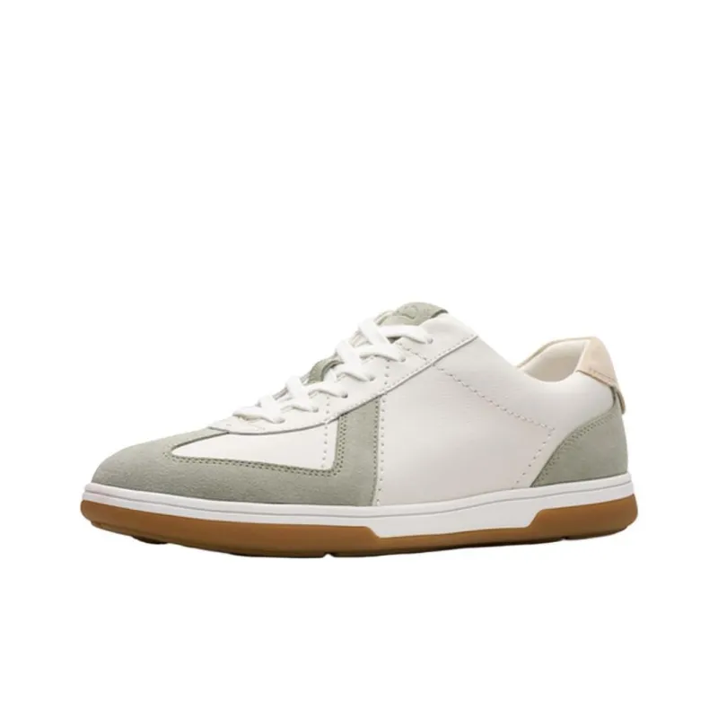 Clarks Craftravel Met Low-Top Casual Shoes Men's Beige Green-2