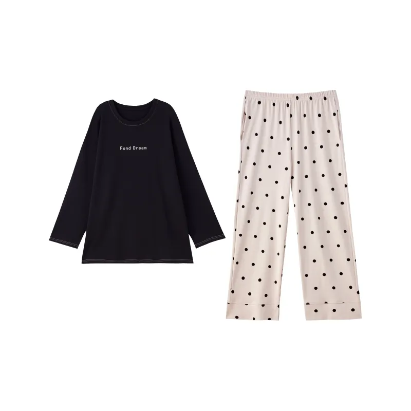 Jovini Pajama Set Women's Black-0