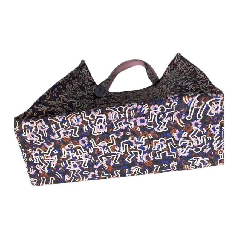 Keith Haring X COACH Recycled Tote Shoulder Bags-4