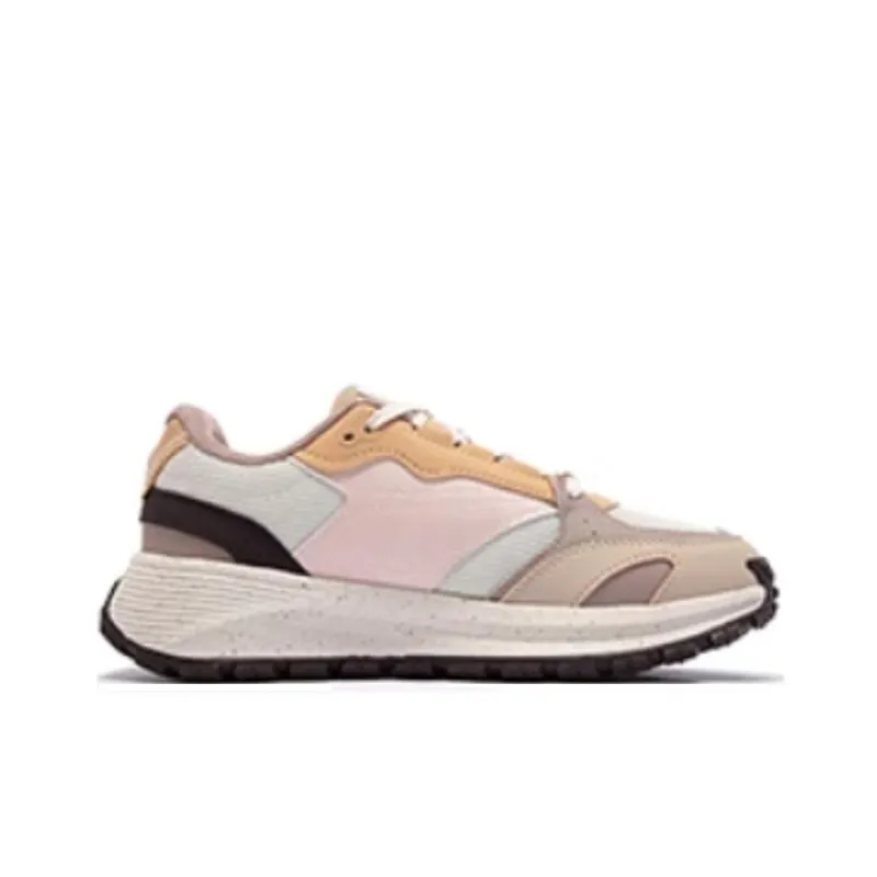 361° Shock Absorbers With Slip Resistant And Abrasion Resistant Properties Low Top Casual Shoes Women's Beige Pink-1
