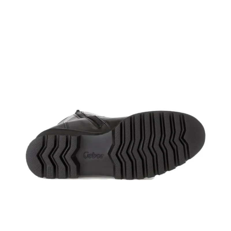 Gabor Comfort Ankle Boots 7cm Women's Black-5