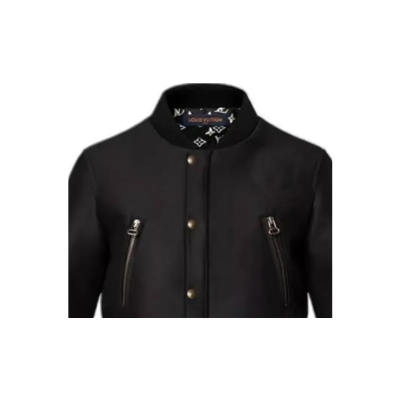 LOUIS VUITTON Cropped Mikado Bomber Jacket-2