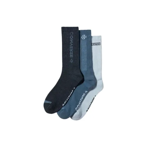 Converse 3 Pack Herringbone Crew Socks