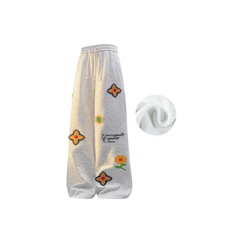 FORCEPULR Casual Pants Unisex Light Heather Gray-6