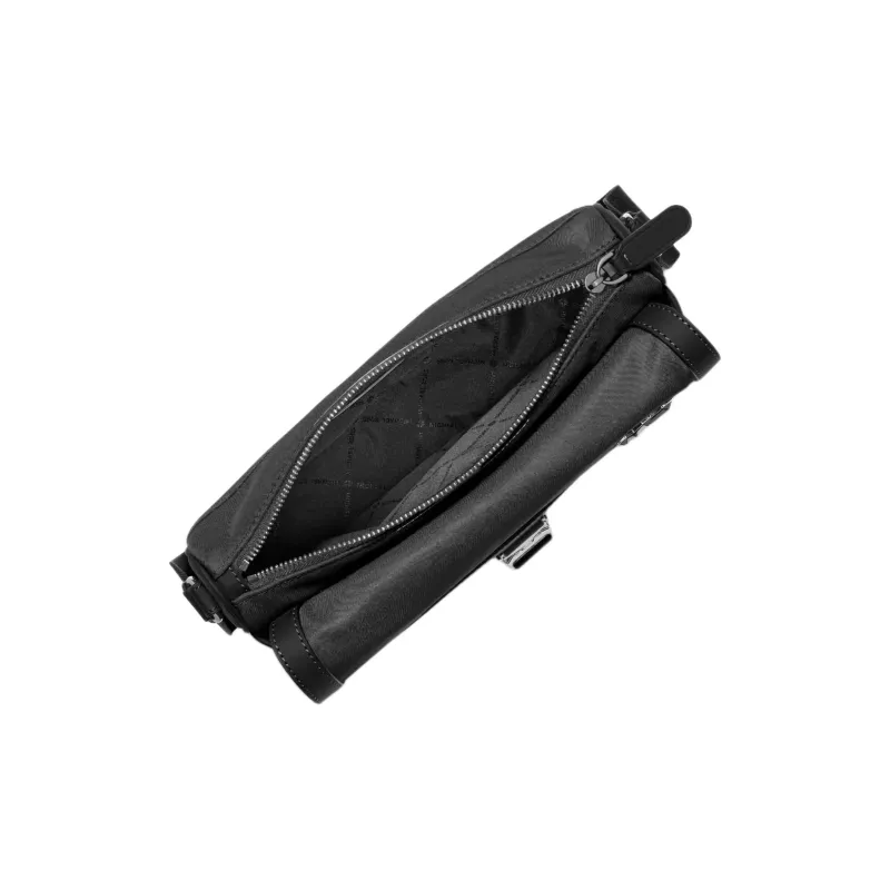 MICHAEL KORS Fabric Messenger Bag, Shoulder Bag, Crossbody Bag Men's Black-1