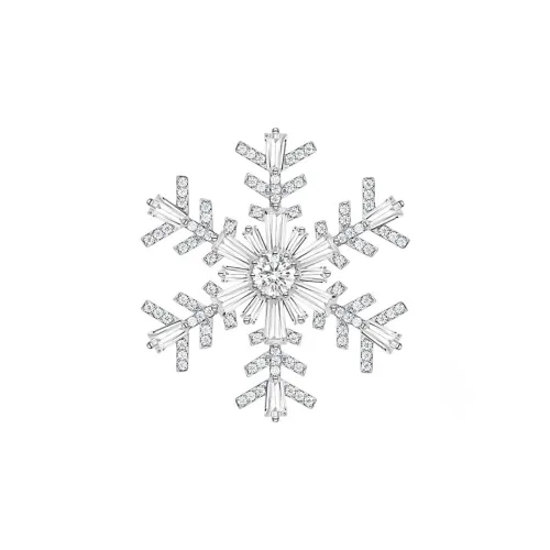 HEFANG Snowflake Brooches Women's
