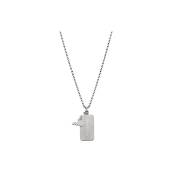 EMPORIO ARMANI Stainless Steel Necklaces Men's Silver