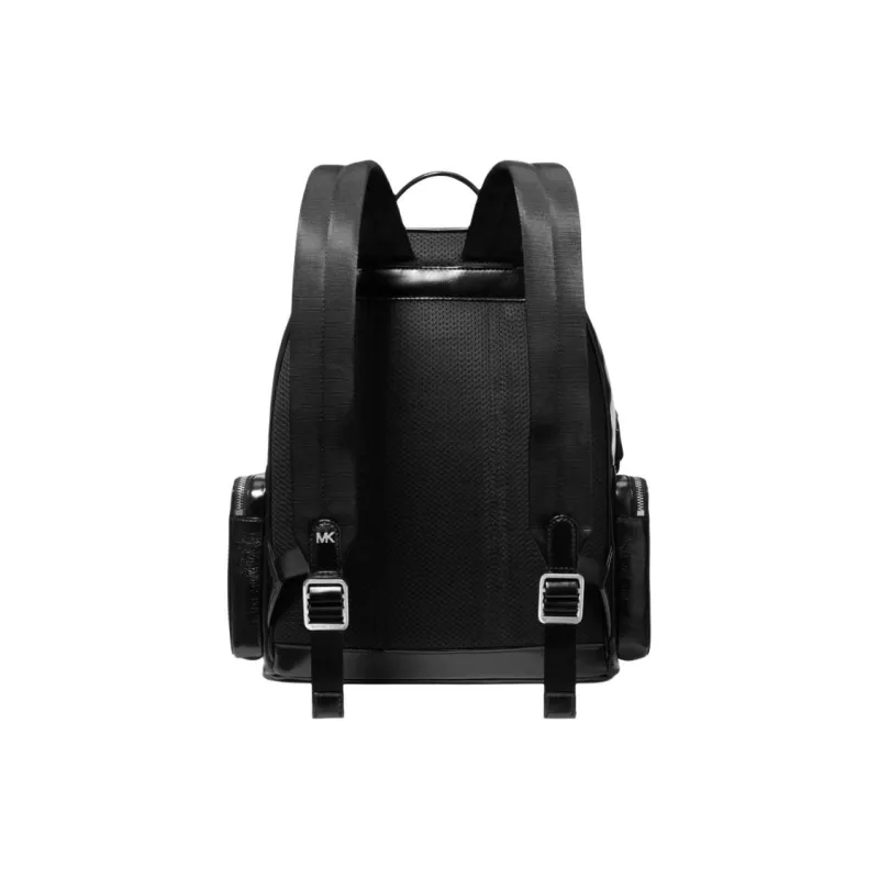 MICHAEL KORS DAKOTA Cow Leather Backpack Tubas Men's Black-2